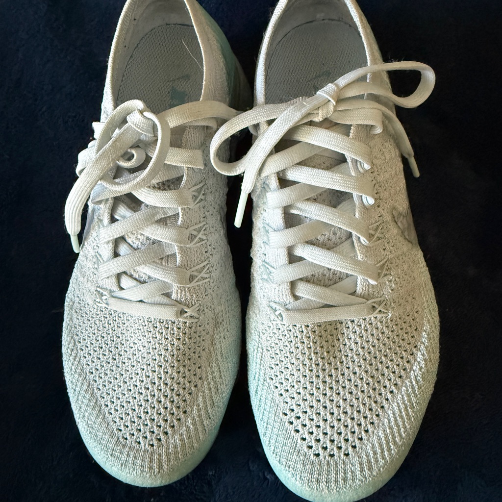 Nike Vapor Max Athletic Women’s Shoes In Light Blue/Pale Gray.